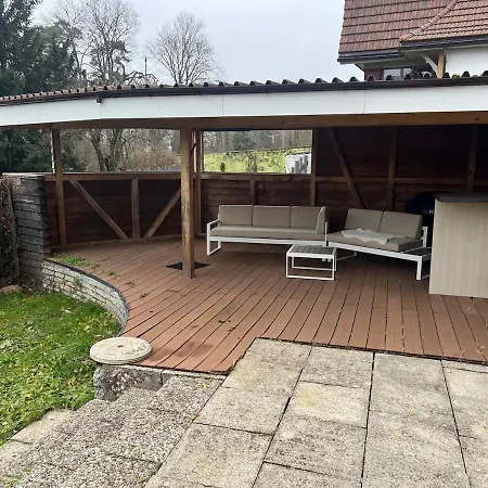 度假居 Maison Verdeau Ferien Am Murtensee Faoug